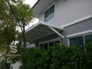 กันสาดแผ่นเมทัลชีท pu โฟม แซนวิช