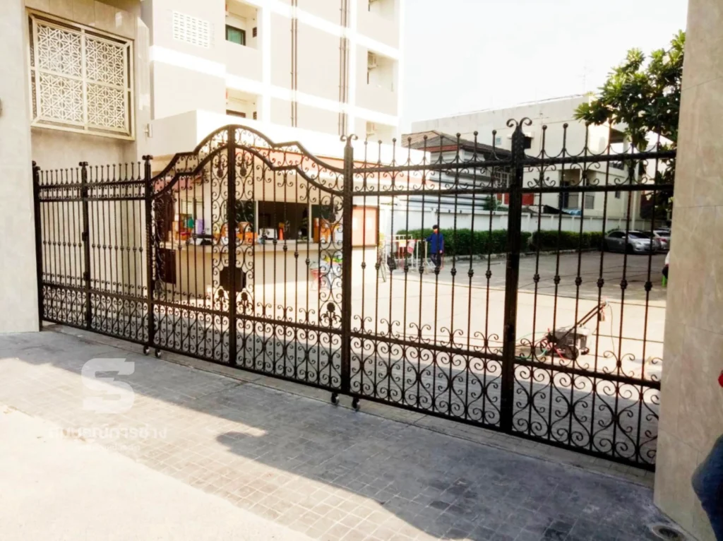 ประตูรั้ว เหล็กอิตาลี แบบบานเลื่อน