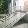 ราวบันไดสแตนเลส หน้าบ้าน พร้อมรั้วสแตนเลส